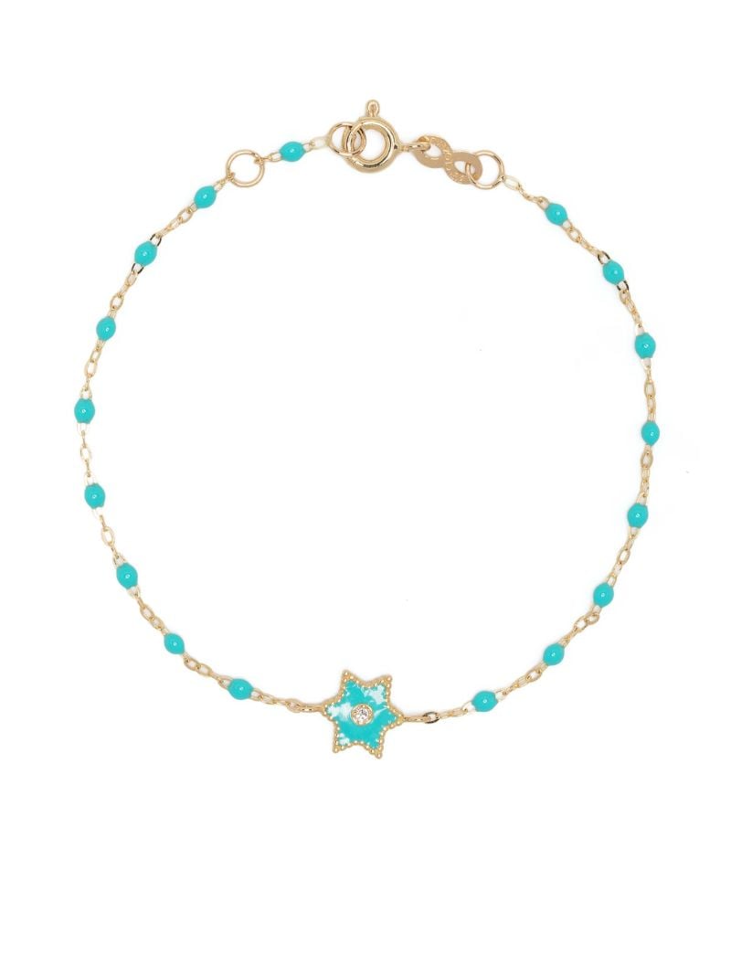 18k Yellow Gold Ã_x0083_â_x0080_°toile Turquoise Bracelet