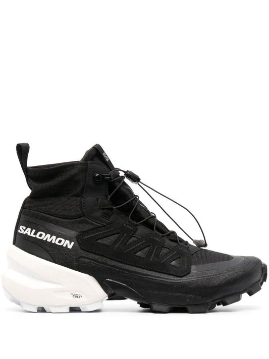 X Salomon Black Cross High-top Sneakers