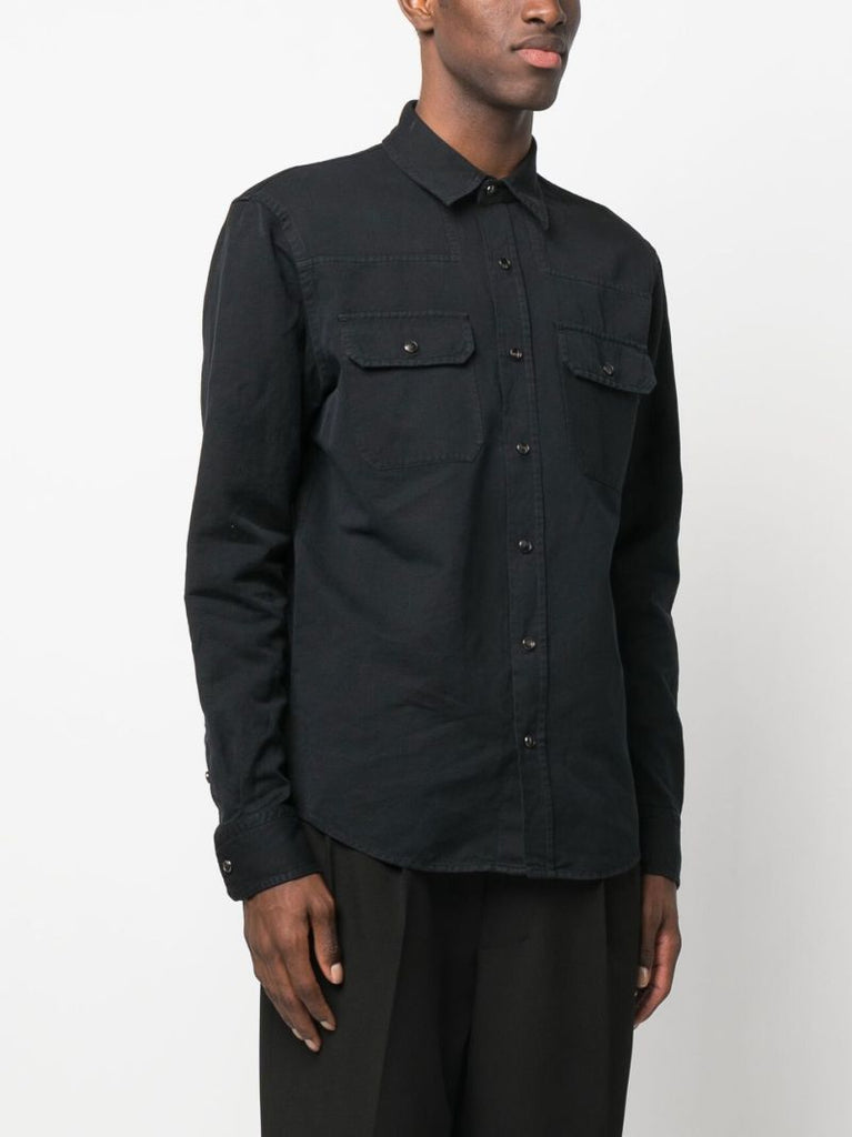 Blue Long Sleeved Shirt