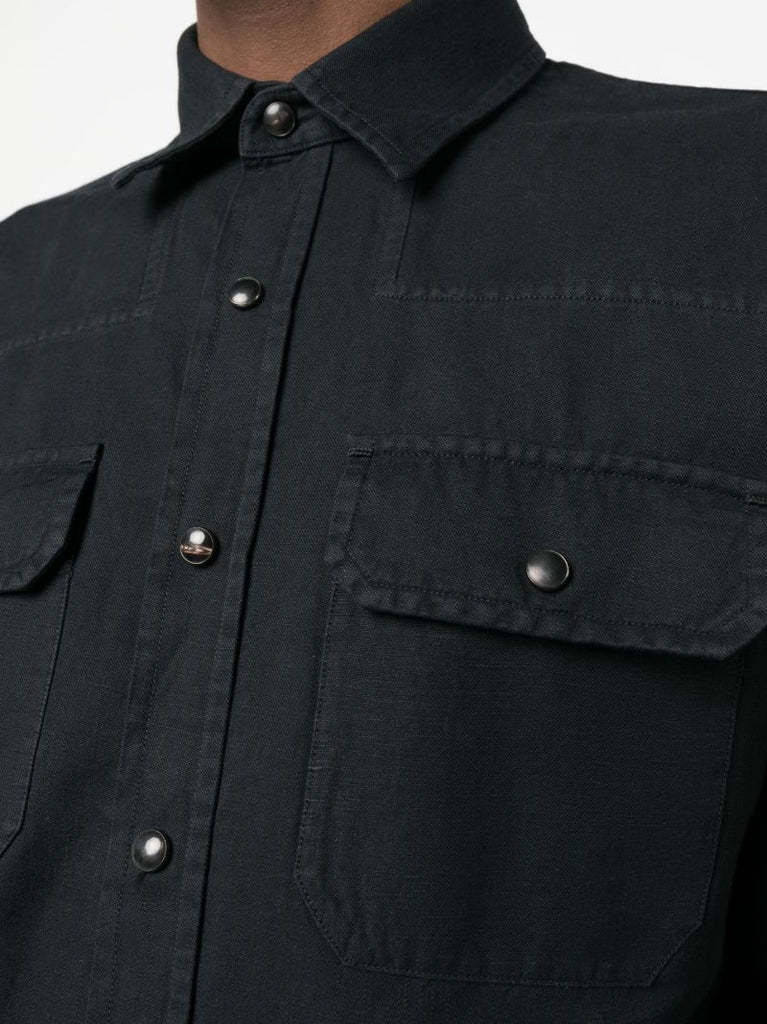 Blue Long Sleeved Shirt