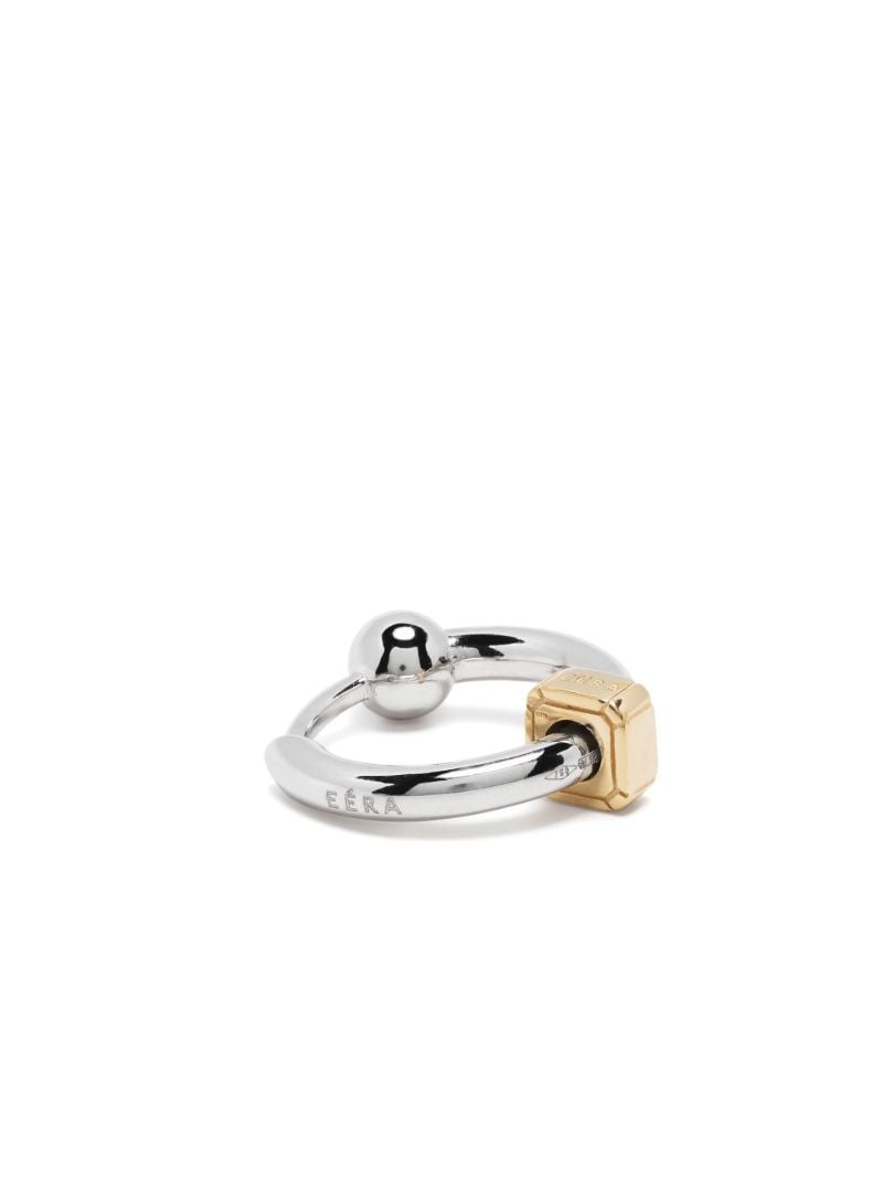 18k White Gold Mini Hoop Earring