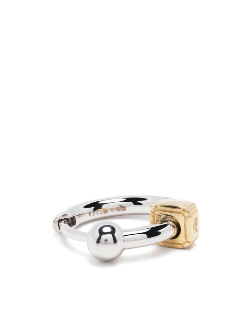 18k White Gold Mini Hoop Earring
