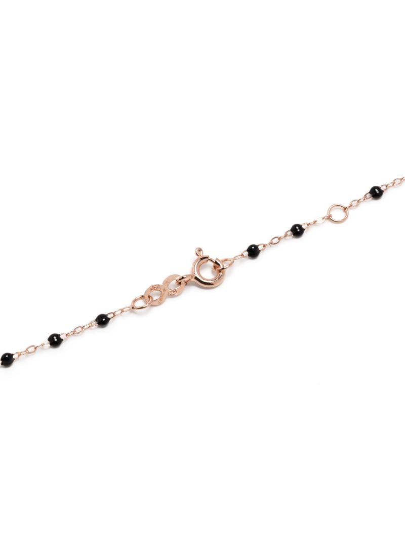 18k Rose Gold Evil Eye Turqoise and Diamond Necklace
