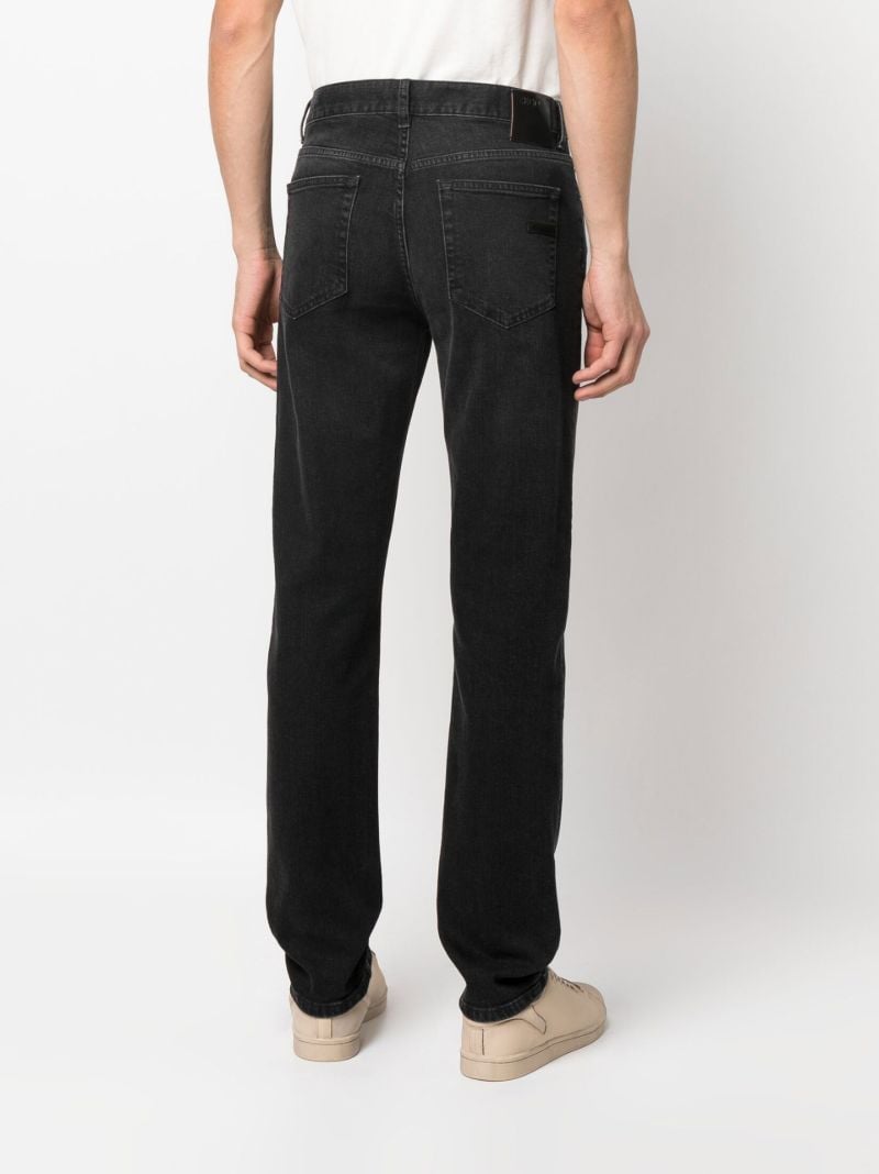 Black City Straight-leg Jeans