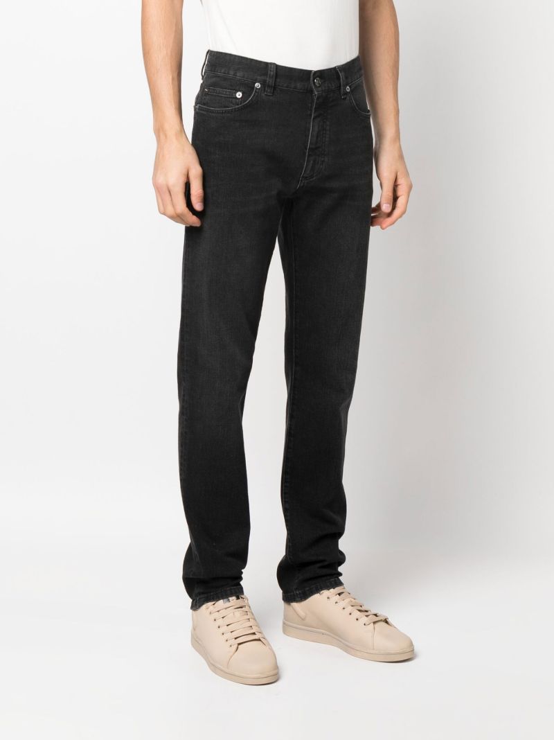 Black City Straight-leg Jeans