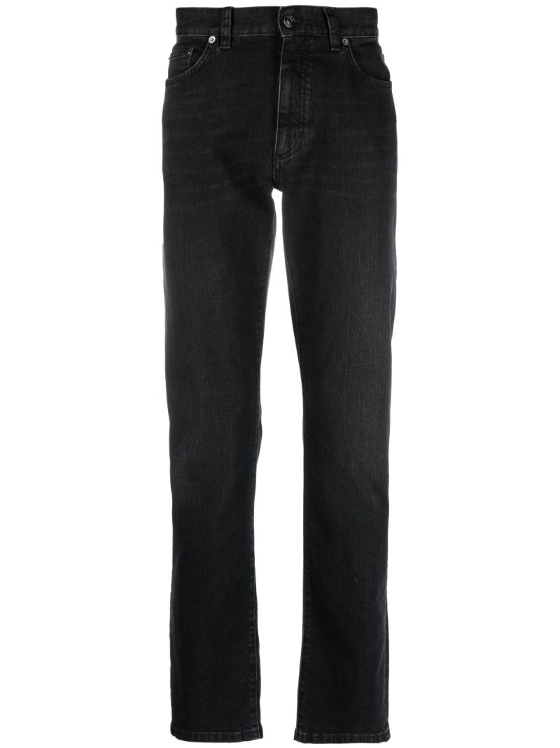 Black City Straight-leg Jeans