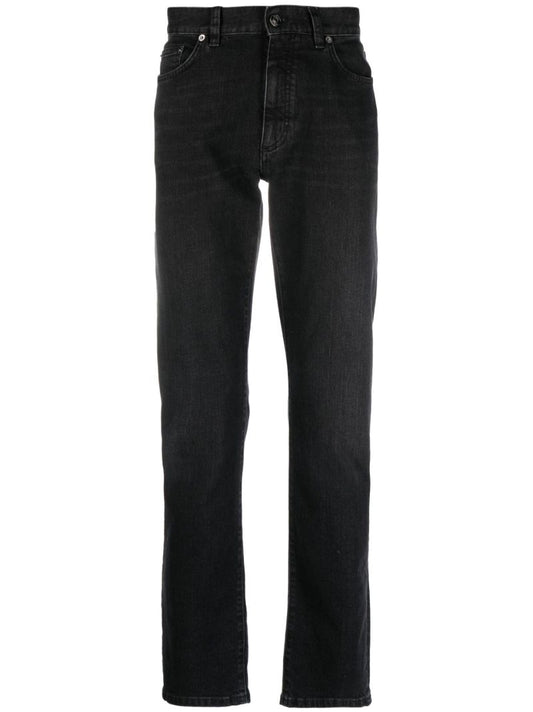 Black City Straight-leg Jeans