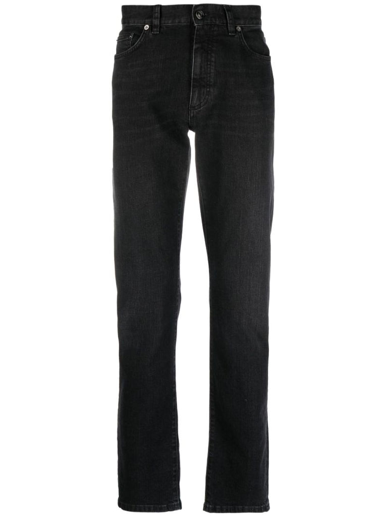 Black City Straight-leg Jeans