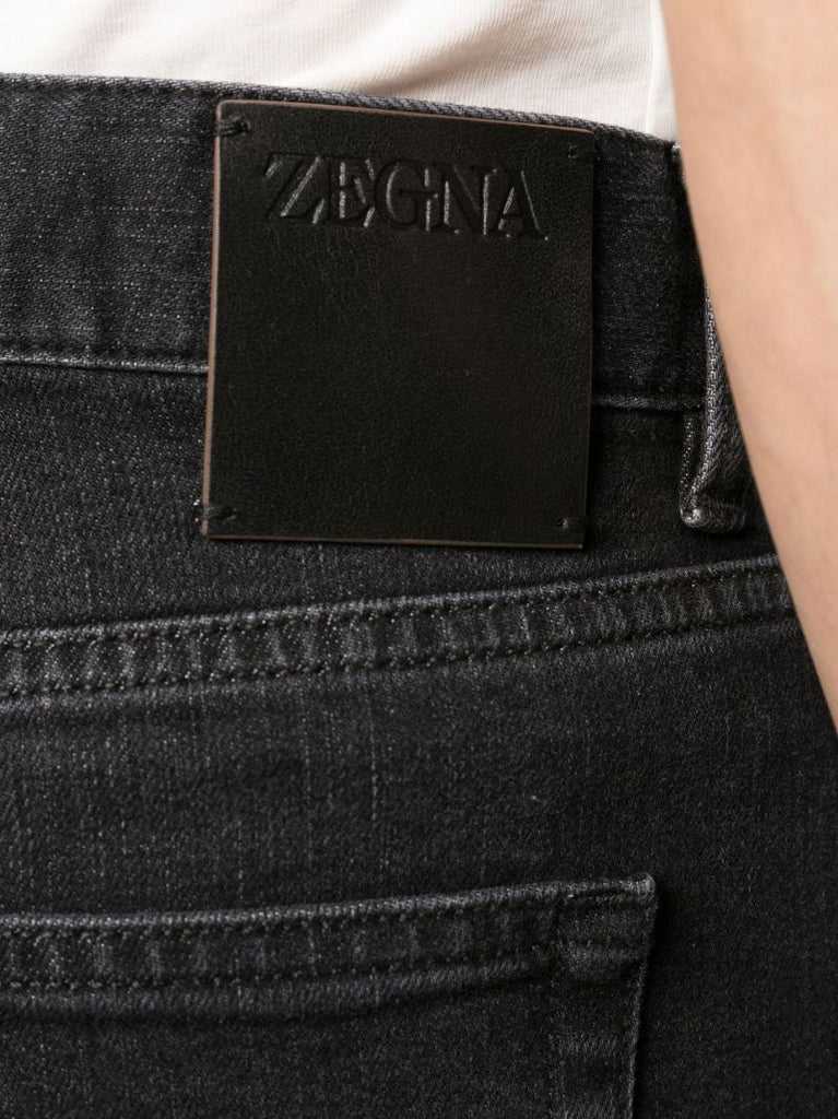 Black City Straight-leg Jeans