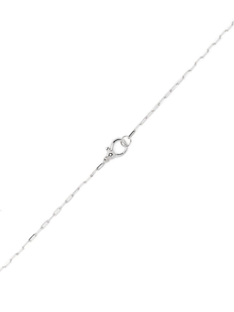 18k White Gold Malachite Necklace