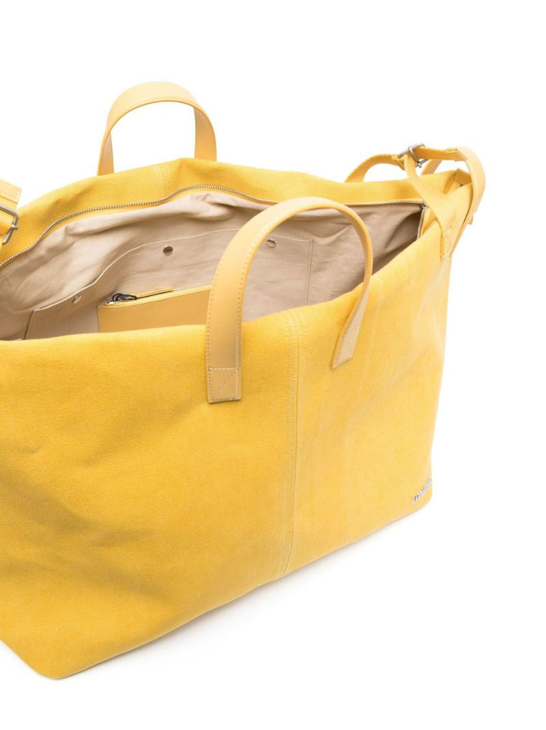 Yellow Logo Holdall Bag