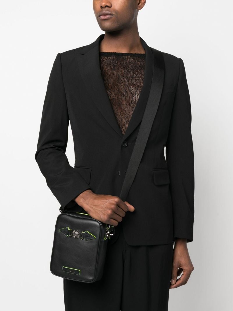 Black Medusa Biggie Messenger Bag