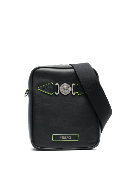 Black Medusa Biggie Messenger Bag