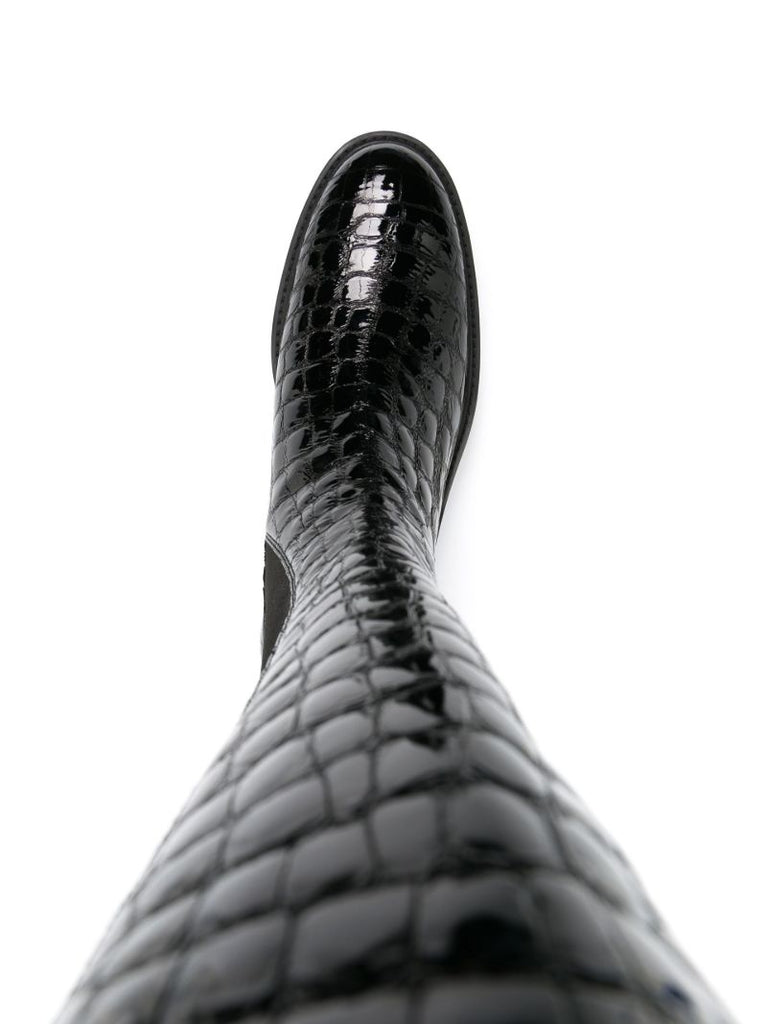 Black Crosby 50 Knee High Boots `