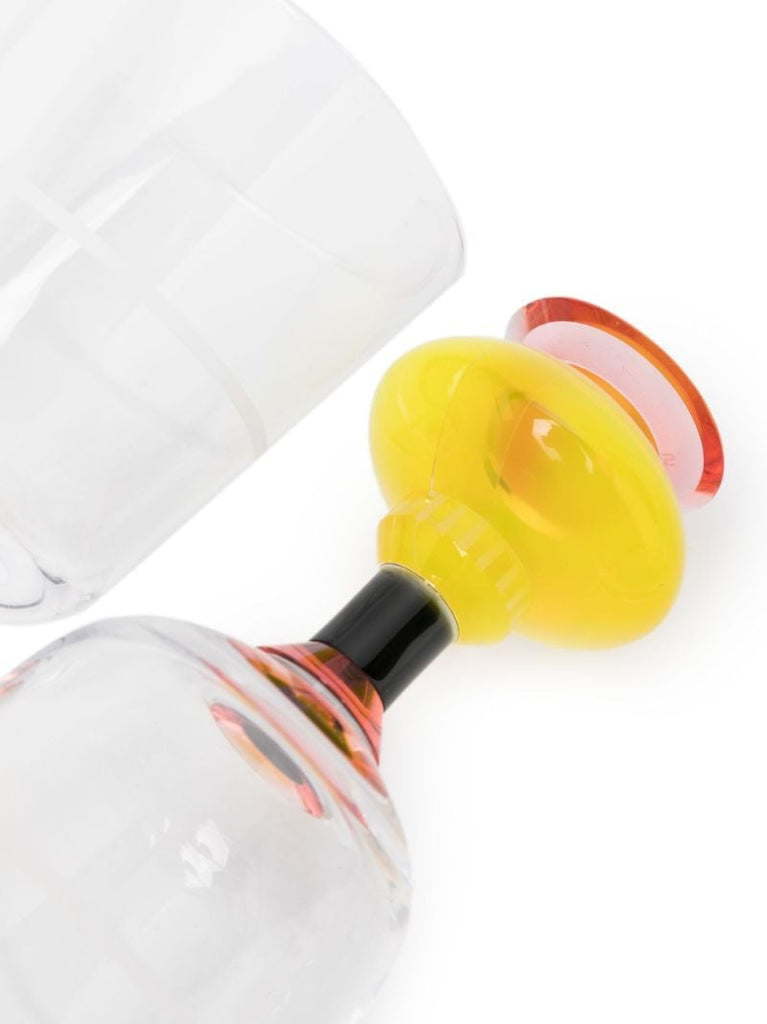 Yellow Richmond Short Crystal Glass Set