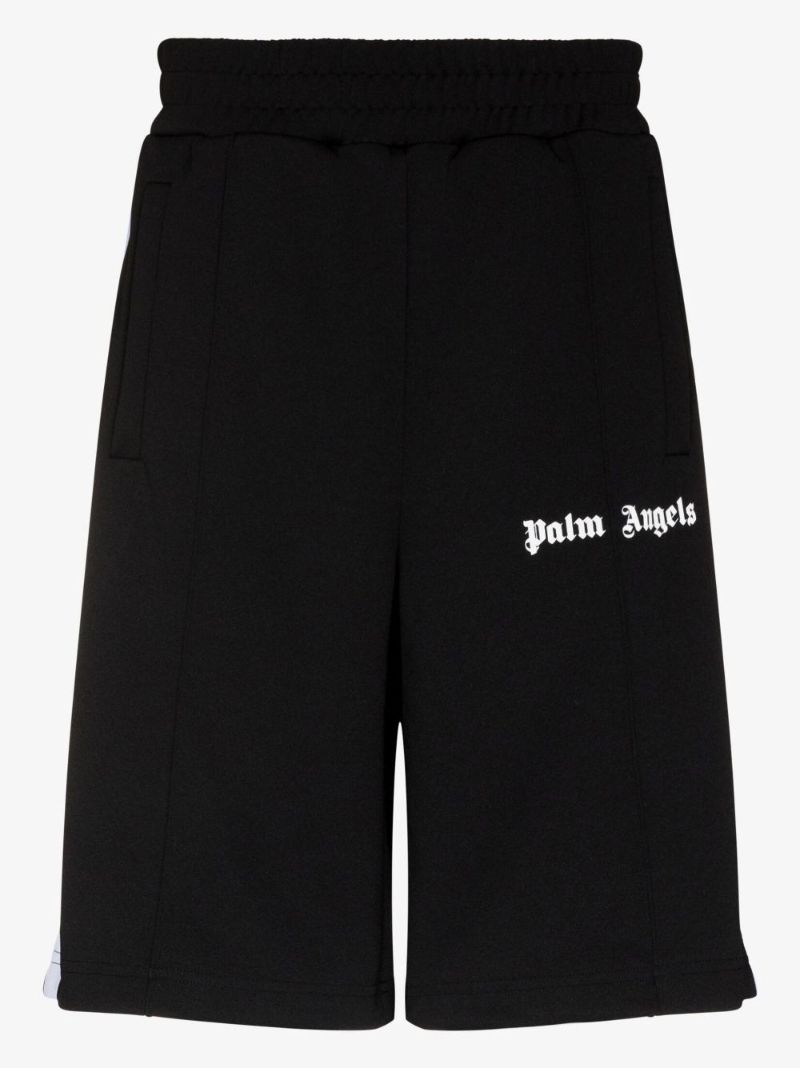 Black Core Classic Logo Track Shorts