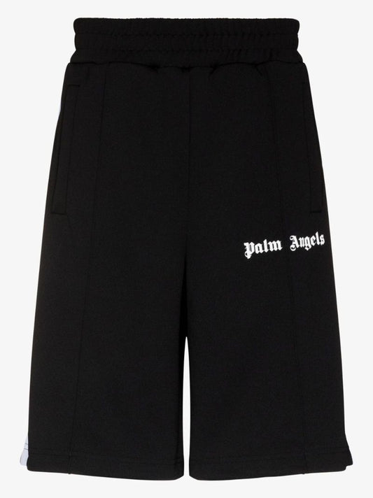 Black Core Classic Logo Track Shorts