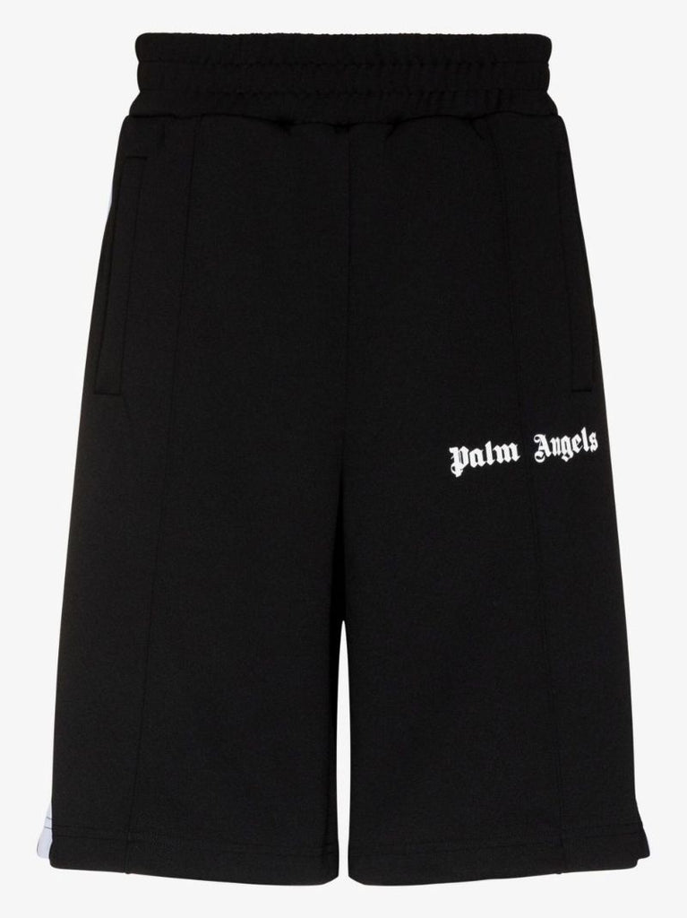 Black Core Classic Logo Track Shorts