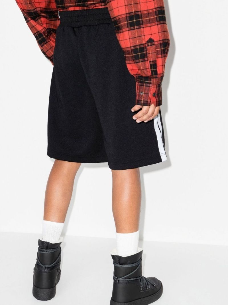 Black Core Classic Logo Track Shorts