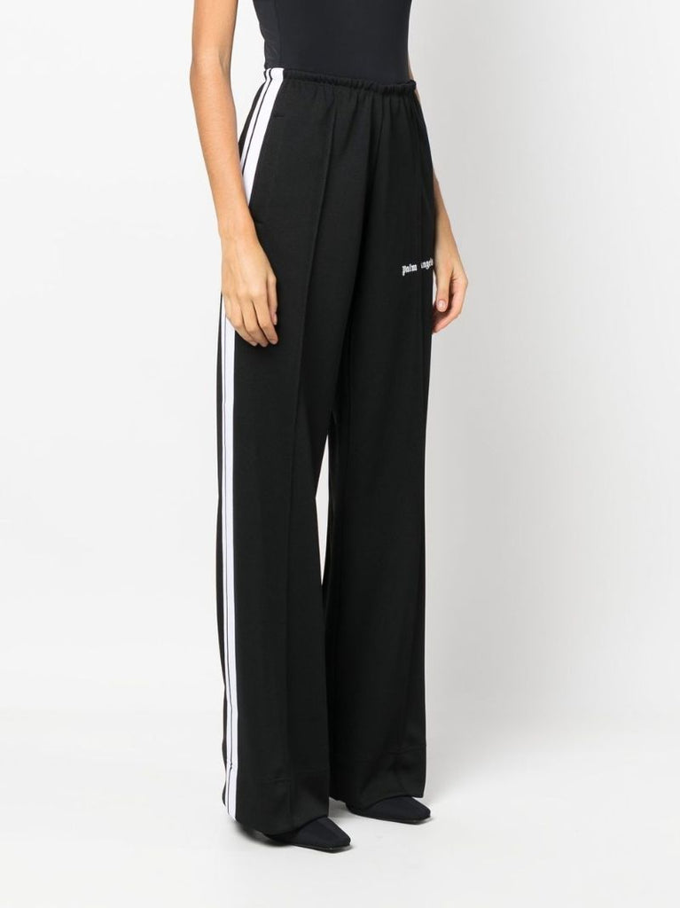 Black Logo Print Track Pants