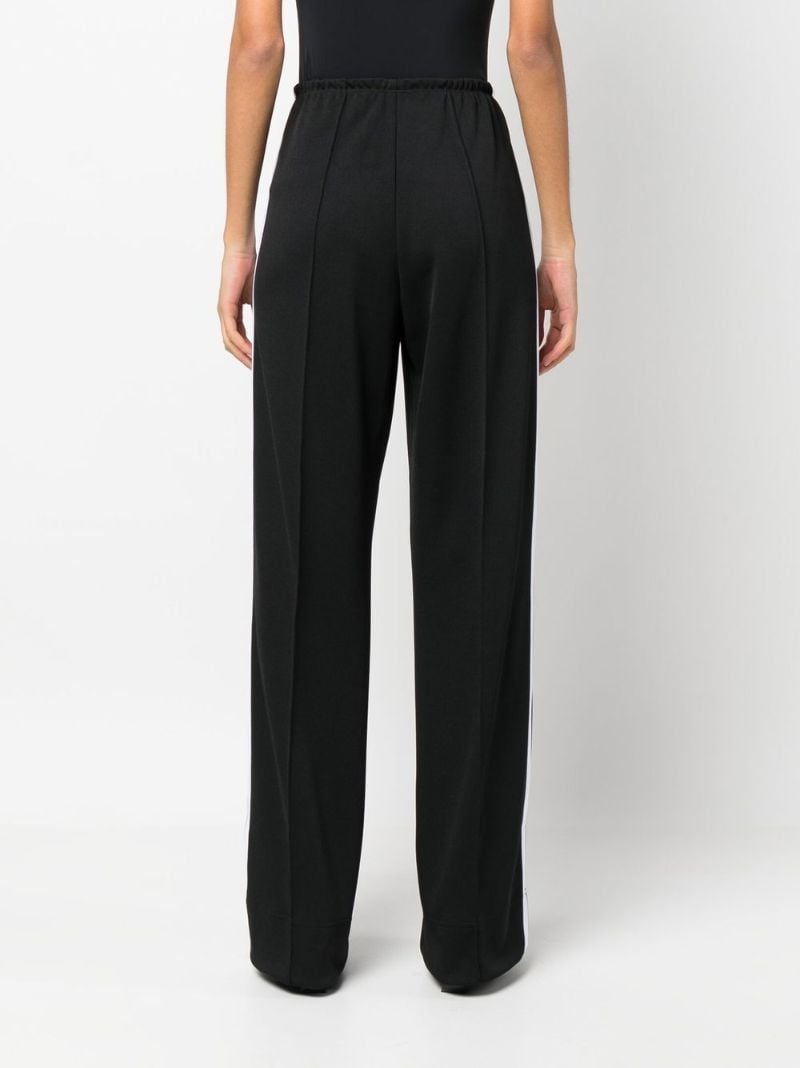 Black Logo Print Track Pants