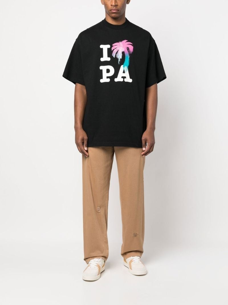 Black I Love Pa T-shirt