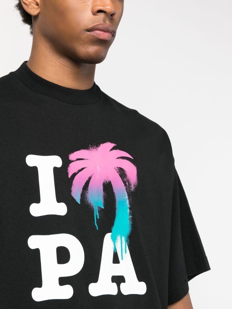 Black I Love Pa T-shirt