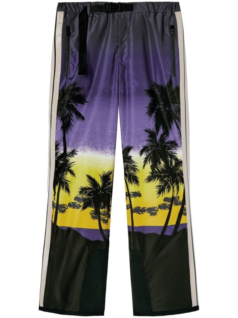 Black Palm Sunset Track Ski Trousers