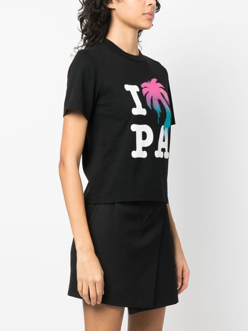 Black I Love Pa T-shirt