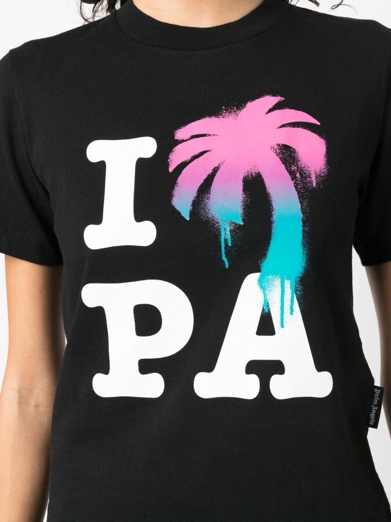 Black I Love Pa T-shirt