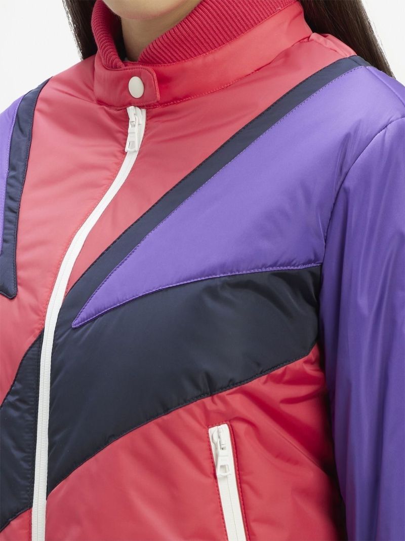 Pink Thunderbolt Colourblock Ski Jacket