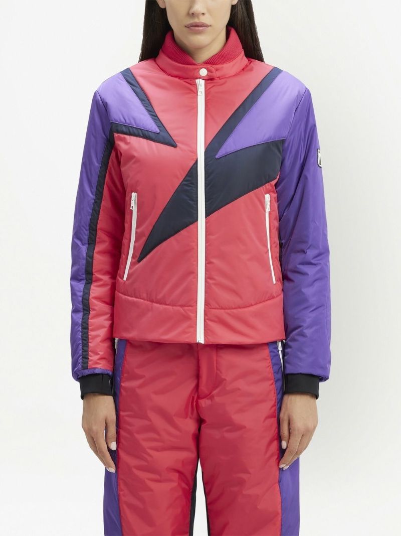 Pink Thunderbolt Colourblock Ski Jacket