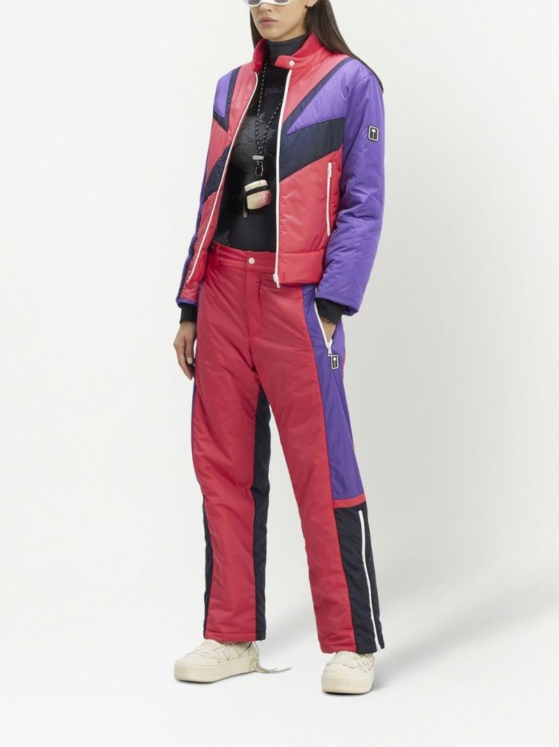 Pink Thunderbolt Colourblock Ski Jacket