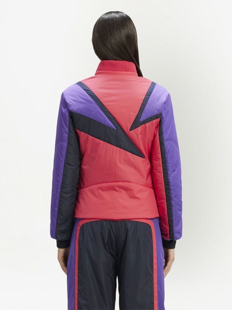 Pink Thunderbolt Colourblock Ski Jacket