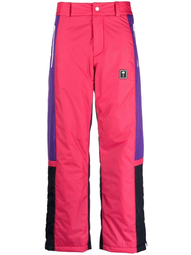 Pink Thunderbolt Colourblock Ski Trousers