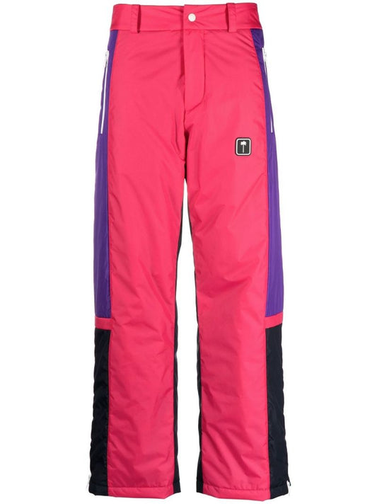 Pink Thunderbolt Colourblock Ski Trousers