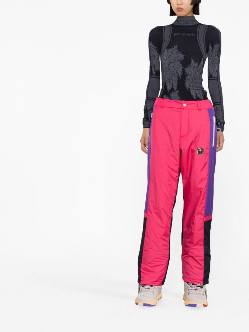 Pink Thunderbolt Colourblock Ski Trousers