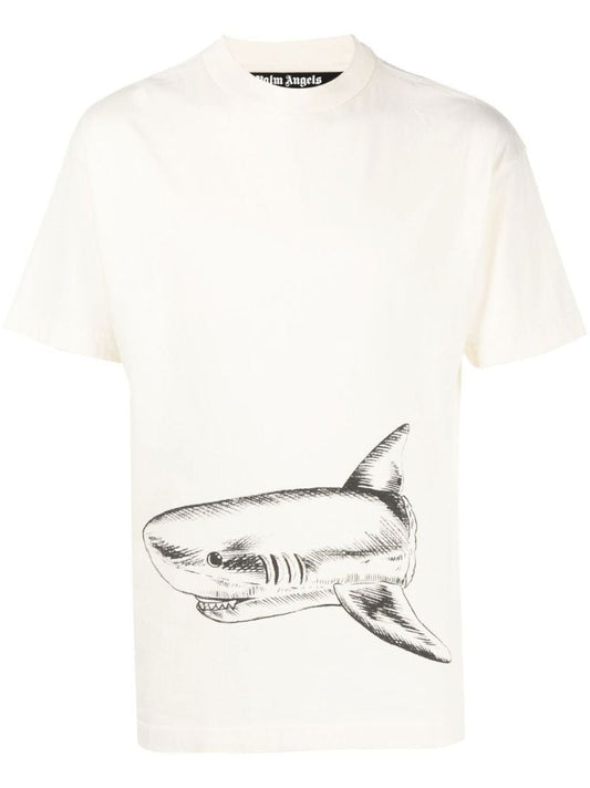 Neutral Broken Shark Organic Cotton T-shirt