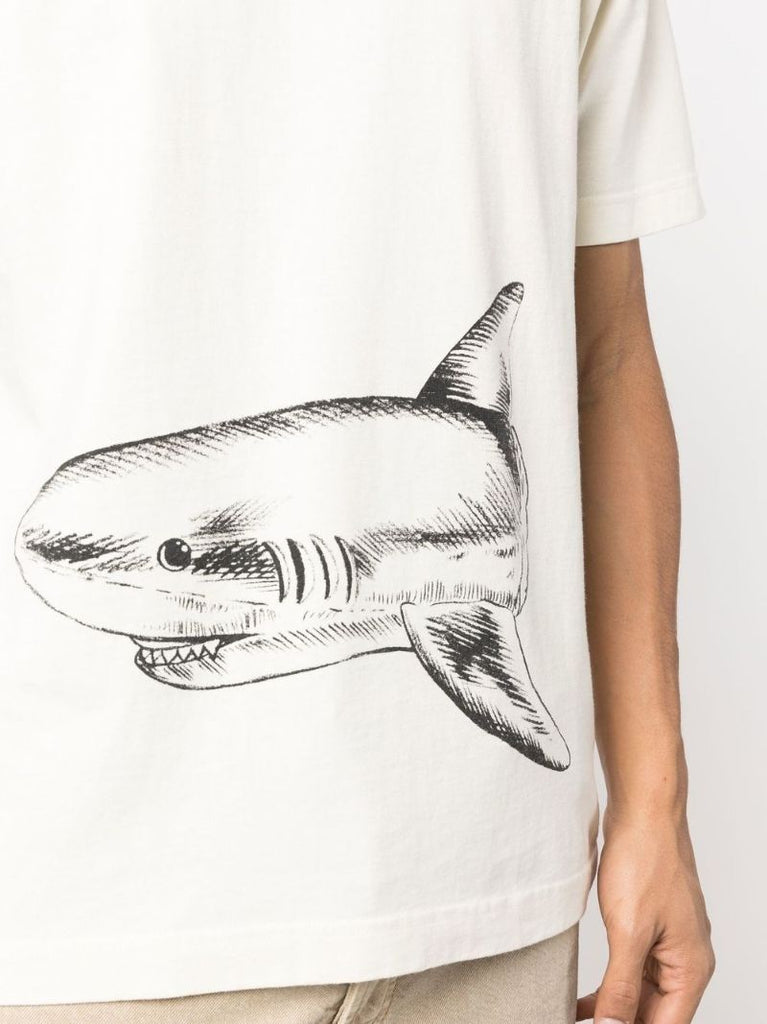 Neutral Broken Shark Organic Cotton T-shirt