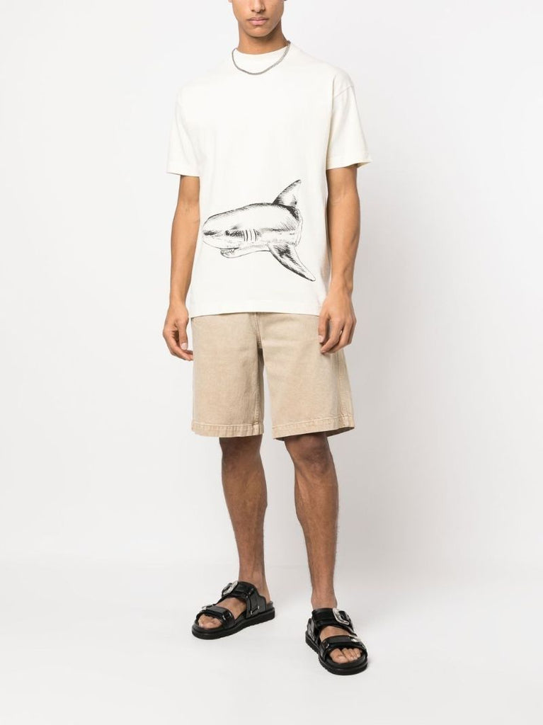 Neutral Broken Shark Organic Cotton T-shirt