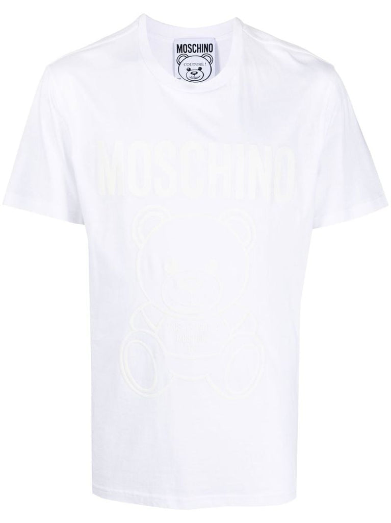 White Teddy Bear Cotton T-shirt