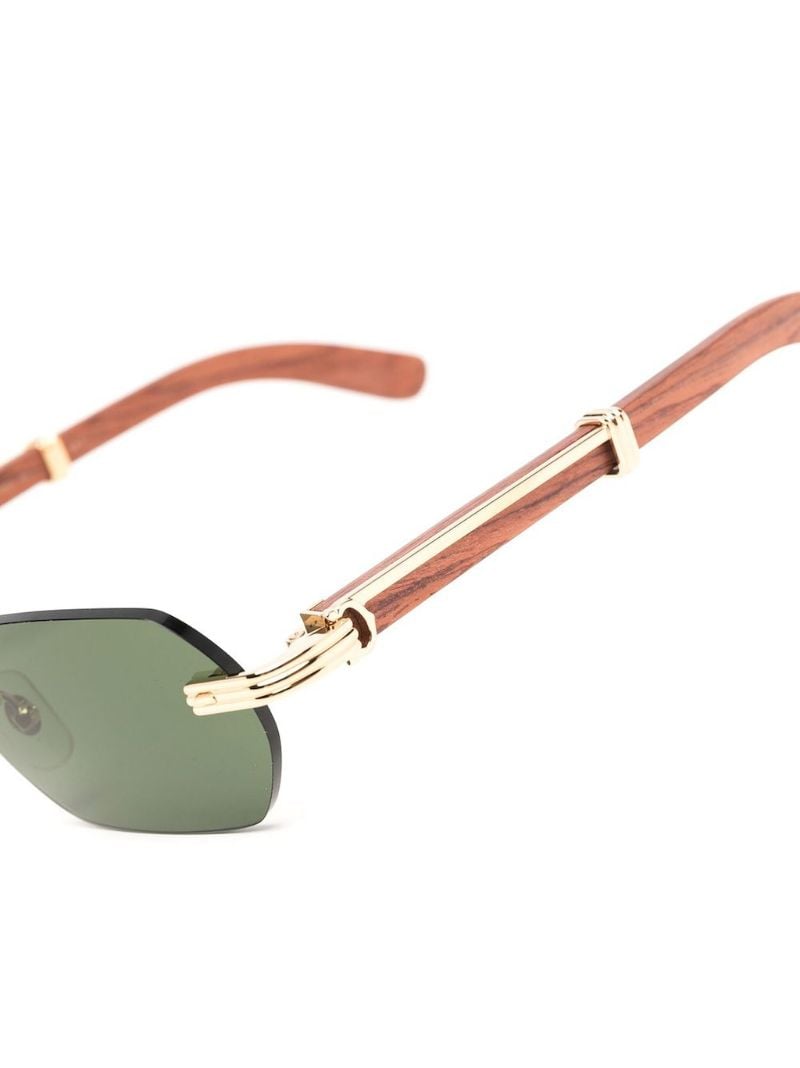 Brown PremiÃ_x0083_Â¨re De Cartier Sunglasses