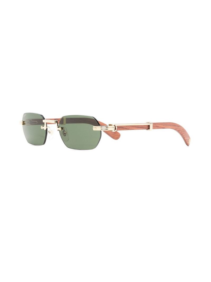 Brown PremiÃ_x0083_Â¨re De Cartier Sunglasses