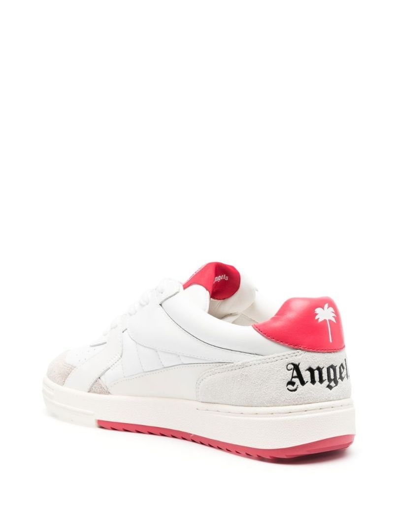 White Palm University Leather Sneakers