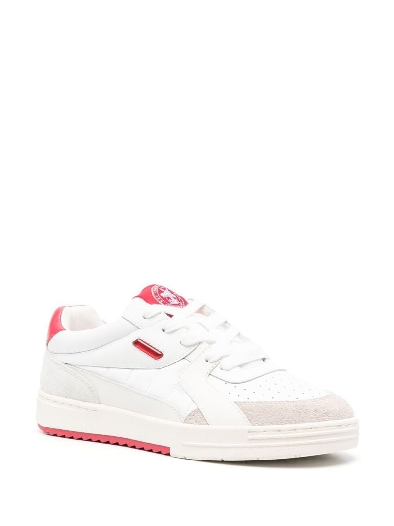 White Palm University Leather Sneakers