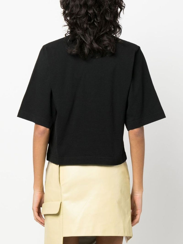 Black Logo Organic Cotton T-shirt