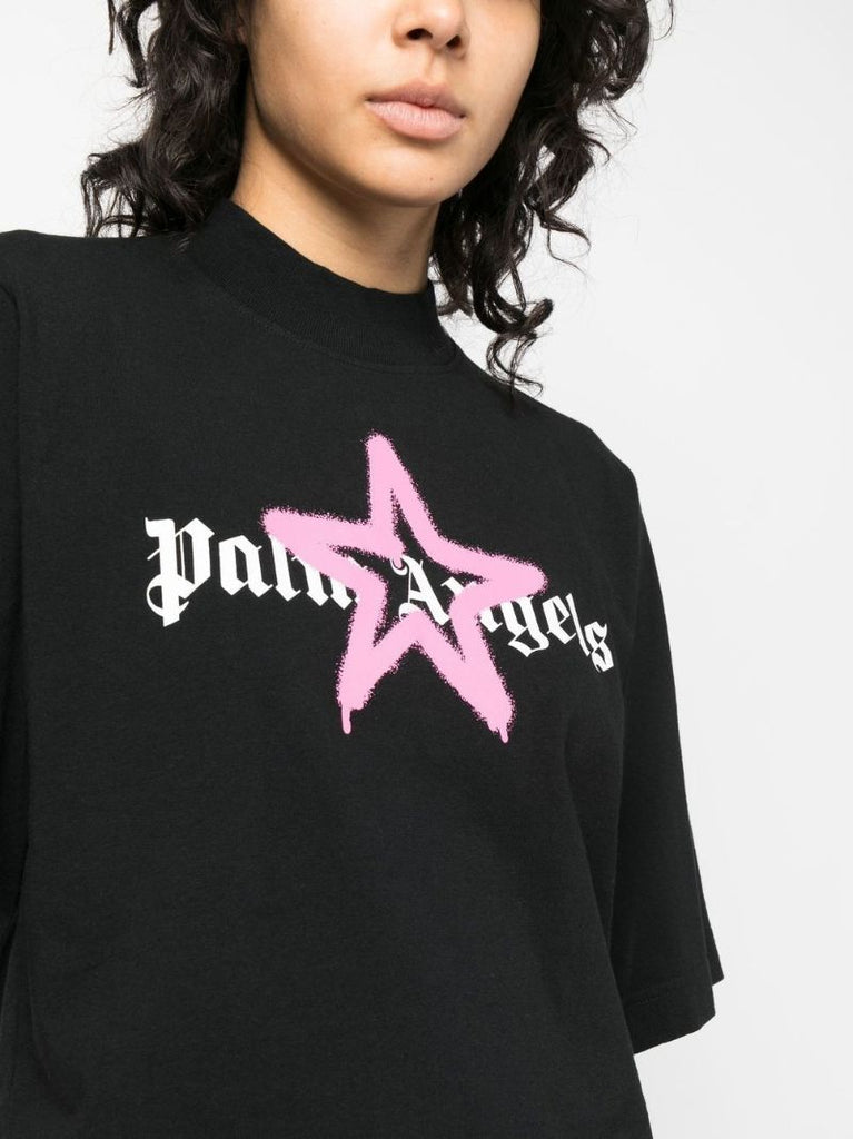 Black Logo Organic Cotton T-shirt
