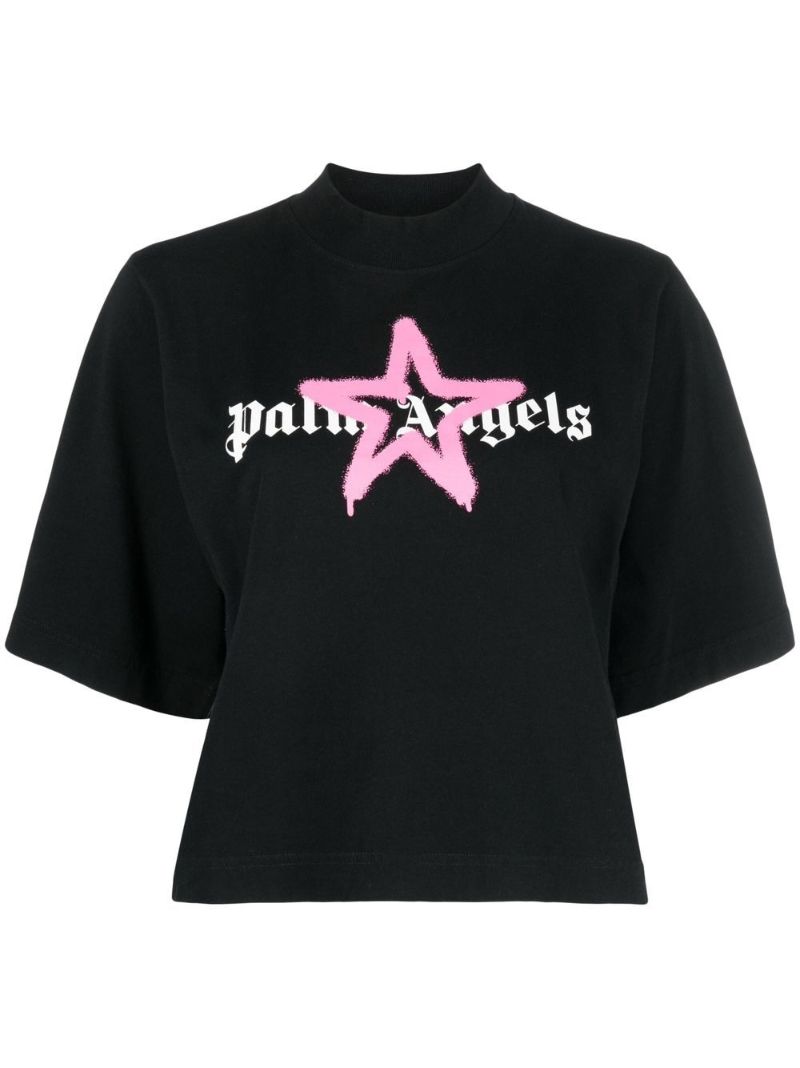Black Logo Organic Cotton T-shirt