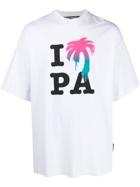 White I Love Pa T-shirt