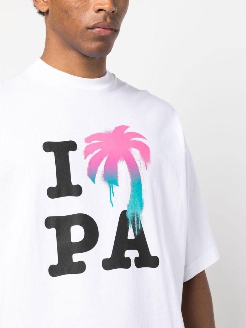 White I Love Pa T-shirt